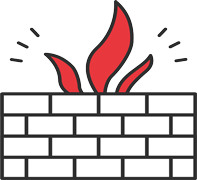 Network Firewall Icon