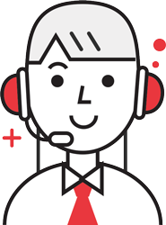 enterprise IT help desk service icon
