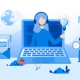 Illustration of 24/7 IT support services ensuring continuous uptime and remote assistance for Louisville businesses