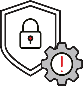 Comprehensive Threat Protection Icon - Shield with Checkmark Representing Multi-Layered Security