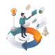 Illustration representing business continuity and disaster recovery planning for protecting Kentucky businesses from extreme weather disruptions