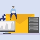 Illustration of secure email hosting migration for police department communications