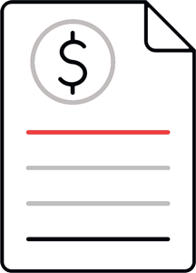 it-audit-requirements-checklist Illustration of an IT audit requirements checklist showing invoices, contracts, license reports, user lists, and security policies