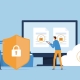 MSP implementing SASE security policies for multi-location businesses with cloud-based enforcement and remote user protection.